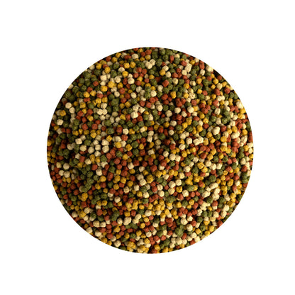 Koi Herdecke Fischfutter Mix 15 kg – schwimmende Pellets 3 mm für Koi