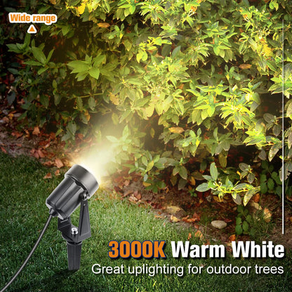 NIORSUN LED Gartenstrahler 6er-Set, warmweiss 3000K, IP67