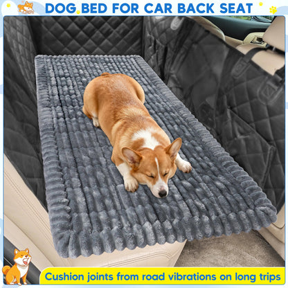 Loiion Hundematte Auto Rückbank, antirutsch, 127 x 62,5 cm, dunkelgrau