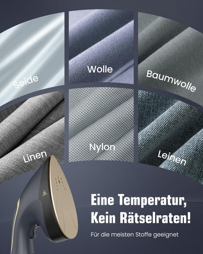 BEAUTURAL Dampfglätter & Bügeleisen 2-in-1, 1500 W, 200 ml