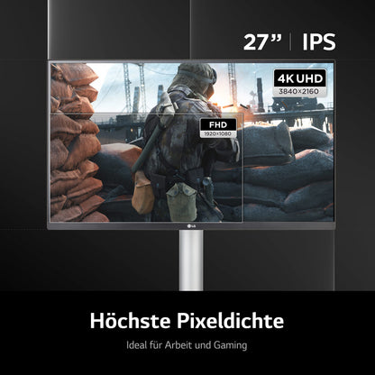 LG 27UP650P-W 4K UHD IPS HDR Monitor 27 Zoll – Weiss