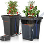 Spider Farmer DWC Hydrokultur System 27L - Dreieckige Abdeckung. Schwarzes System mit dreieckigem Deckel zur bodenlosen Pflanzenzucht in Nährlösung.