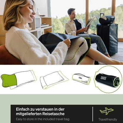 BLACKROLL® Recovery Pillow Nackenkissen - Set Jersey Anthrazit