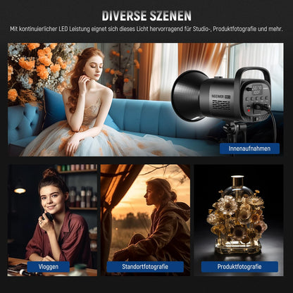 NEEWER CB60B LED Videoleuchte 70W zweifarbig mit Bowens Mount