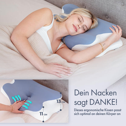 Knoop Home & Living Orthopädisches Nackenkissen – Memory Foam