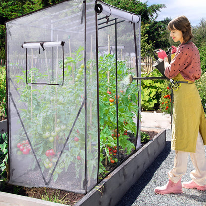 Ohuhu Tomatenhaus Foliengewächshaus - 200x77x170 cm