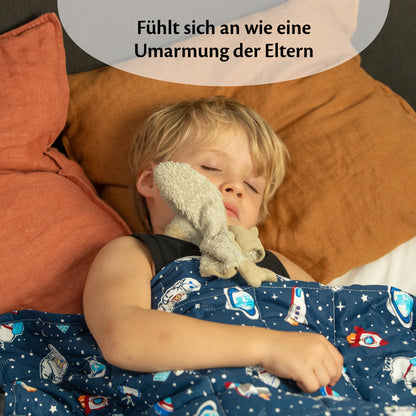 Ella Gewichtsdecke Kinder 3,2 kg 100x150 cm - Space