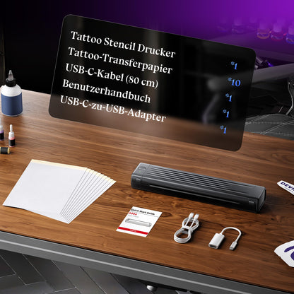 Itari A886 Tattoo Stencil Drucker Bluetooth Thermodrucker
