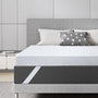 BedStory Gel Memory Foam Matratzentopper 180x200cm 10cm H3/H4. Weiß, für druckentlastenden Schlafkomfort.