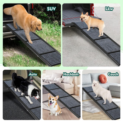 Snagle Paw Hunderampe Auto klappbar, 170 cm, bis 110 kg