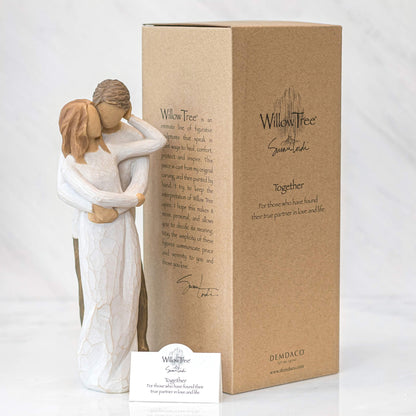 Willow Tree Together Figur – handbemalte Skulptur aus Kunstharz, 23 cm