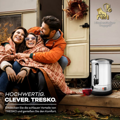 TRESKO® Glühweinkocher Einkochautomat – 20L Edelstahl 2500W