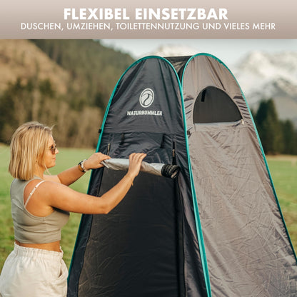 NATURBUMMLER Duschzelt Pop-Up Privacy Protec+ wasserdicht 1,9 m