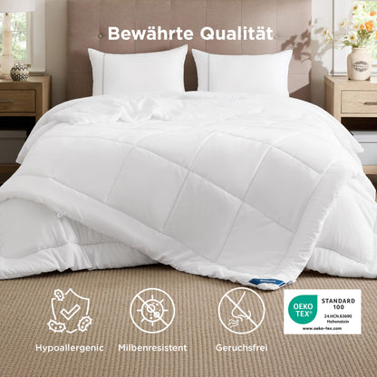 BEDSURE 4-Jahreszeiten-Steppdecke Set - 220x240 cm