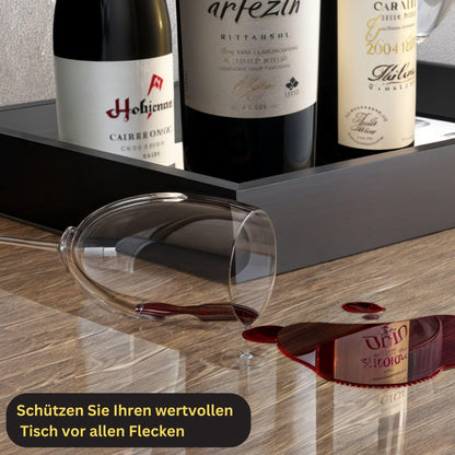 NURPELLE Tischfolie rund transparent, Ø 110 cm, 2 mm stark, PVC