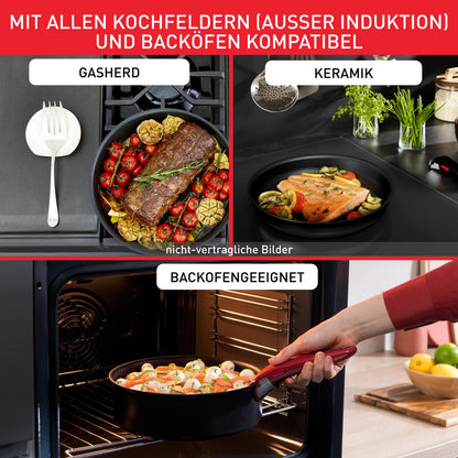 Tefal Ingenio Easy On Topf & Pfannenset 13-tlg. mit abnehmbarem Griff