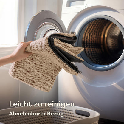 Knupis Katzen Fensterliege selbstwärmend rutschfest 90x28cm Braun
