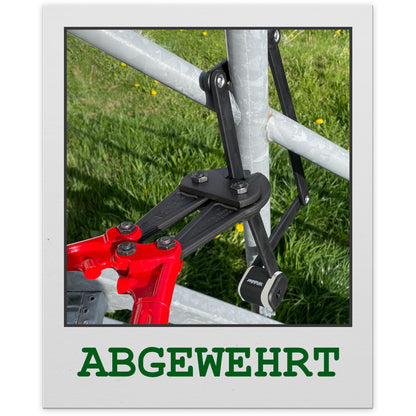 Widder Merkur Faltschloss 99 cm, Sicherheitsstufe 15, mit Halterung
