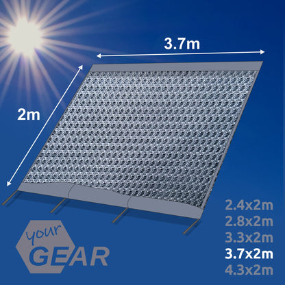 your GEAR Sun & Rain Blocker Markisenvorderwand, UPF 50+