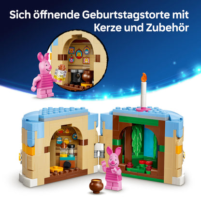 LEGO Disney Winnie Puuh Ferkels Geburtstagsspass Bauset 43305