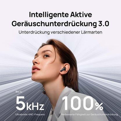 HUAWEI FreeBuds 6i kabellose In-Ear-Kopfhörer mit ANC 3.0, Schwarz