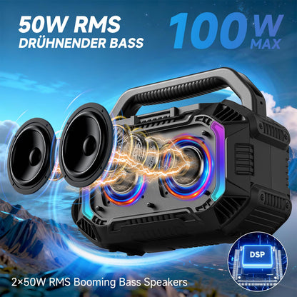 Wilody Boost10X Ultra Bluetooth Lautsprecher 100W Outdoor IPX7