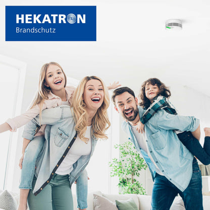 Hekatron Genius Plus X Funkrauchmelder, vernetzbar, 10-Jahre-Batterie
