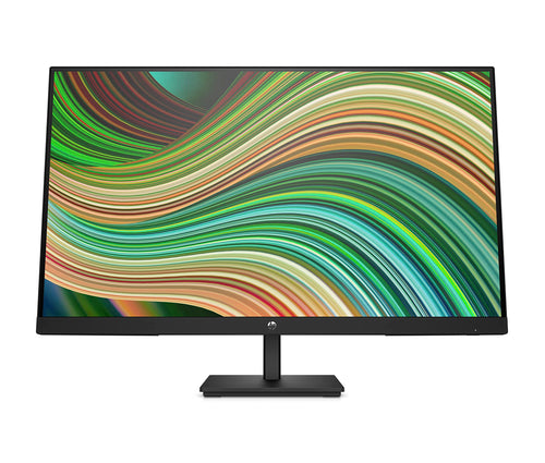 HP V24ie G5 FHD Monitor - 23.8 Zoll 75 Hz Schwarz. Schwarzer Monitor zur scharfen Full HD Bildwiedergabe bei 75 Hz.