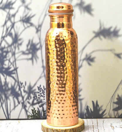 India House Kupferflasche handgefertigt graviert 1000 ml