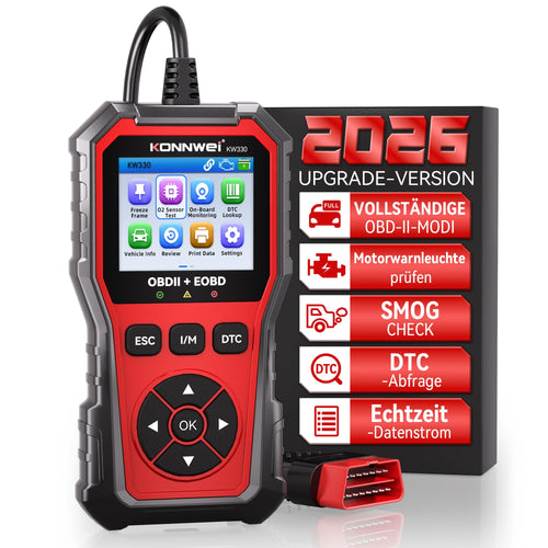 KONNWEI KW330 OBD2 Diagnosegerät für alle OBDII-Fahrzeuge mit 2,8-Zoll-Farbdisplay