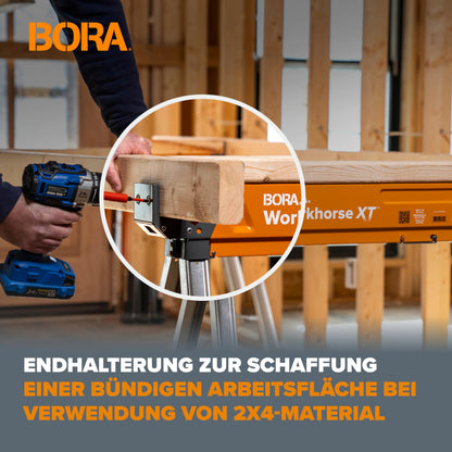 Bora Arbeitsbock XT PM-3360T – Höhenverstellbarer Klappbock 2er Set