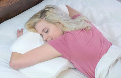 Elviros Nackenstützkissen Memory Foam, ergonomisch, 64 x 38 cm