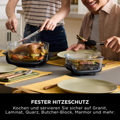 Ninja CRISPi Tragbare Heissluftfritteuse 3.8L Stone Gold FN101EUSTGD