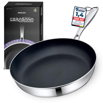 Morleos Keramik Induktionspfanne - 32cm PFAS & PTFE Frei