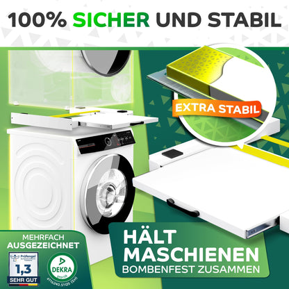 Tretmann Zwischenbaurahmen Universal aus Stahl mit Ausziehplatte