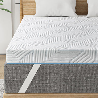 BedStory Gel-Memory-Foam Topper 180x200 cm, H3 & H4, 10 cm hoch – Matratzenauflage für Boxspringbett und Schlafsofa