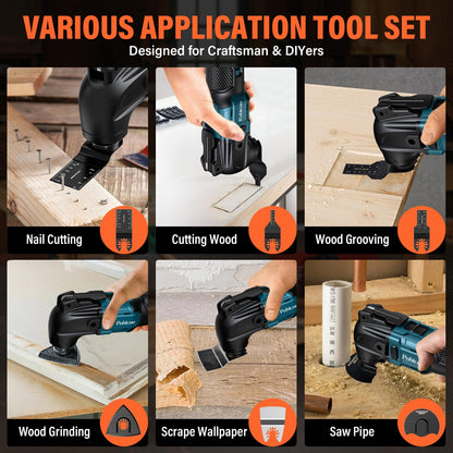 Pohicoo Akku Multifunktionswerkzeug für Makita 18V, Multitool