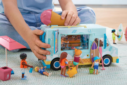 PLAYMOBIL 71904 Eiswagen mit Surfshop, Spielset ab 4 Jahren