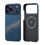 pitaka iPhone 17 Pro Max ultradünne Aramid Hülle - Milchstrasse. Dunkle, ultradünne Schutzhülle im Milchstrassen-Design für iPhone 17 Pro Max.