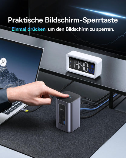 Baseus Nomos Air 12-in-1 Dockingstation USB-C - Dual 4K HDMI