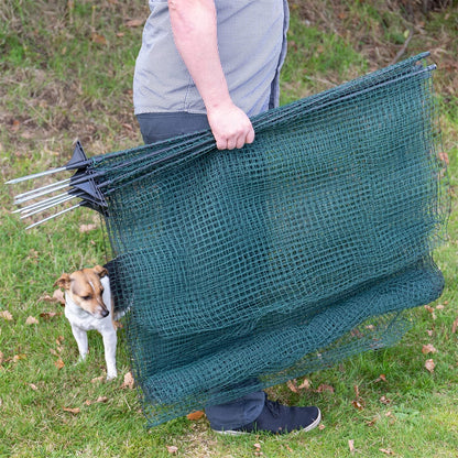 VOSS.farming Begrenzungszaun Classic Kleintiernetz, 25 m, grün