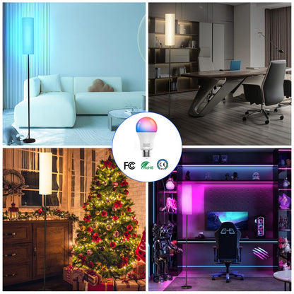 FRIDEKO HOME LED-Stehlampe RGB dimmbar, 170 cm, mit Fernbedienung
