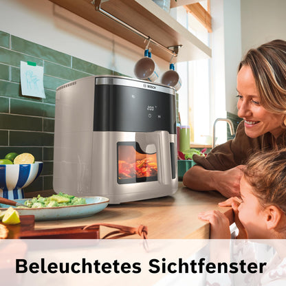 Bosch Heissluftfritteuse Serie 6 MAF671C0 Air Fryer, 7,2 l, creme