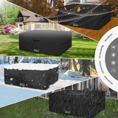 Dokon Gartenmöbel Abdeckung wasserdicht 270x210x90 cm 420D Oxford
