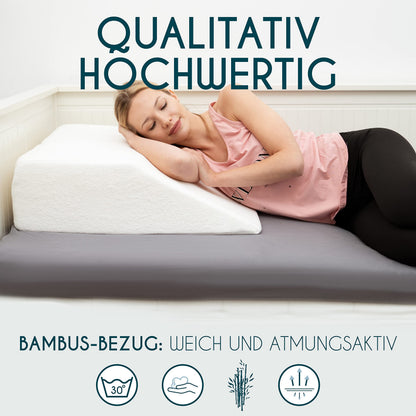 Dreamzie Ergonomisches Venenkissen Beinhochlagerung Memory-Schaum