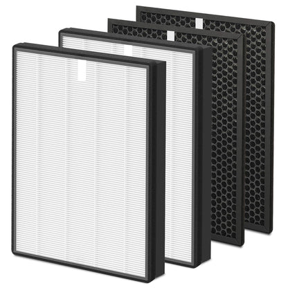 Fishoney FY2420/30 HEPA- & Aktivkohlefilter für Philips Luftreiniger, Ersatzfilterset Serie 2000/3000