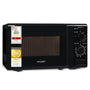 Exquisit MW 802G Mikrowelle mit Grillfunktion 20L – Schwarz. Rechteckige, schwarze Mikrowelle zum Erwärmen und Grillen von Speisen.