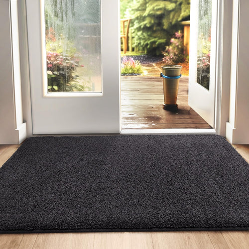 DEXI Sauberlauf Fussmatte 90x150 cm - Schwarz-grau. Rechteckige, schwarz-graue Matte. Nimmt Schmutz im Eingangsbereich auf.