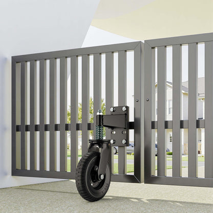 Wiltec Torrolle 360° Gummirad, Schiebetorrolle bis 275 kg