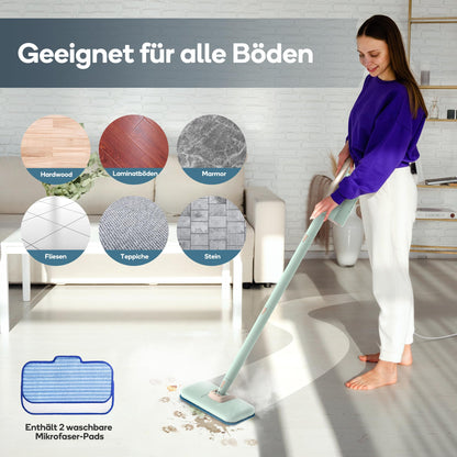 Newbealer 2-in-1 Dampfreiniger NB602N mit Handdampfreiniger, 1200 W